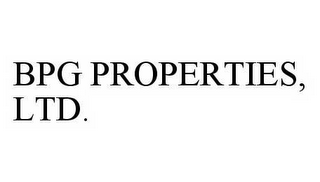 BPG PROPERTIES, LTD.