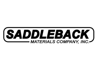 SADDLEBACK MATERIALS COMPANY, INC.