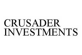 CRUSADER INVESTMENTS