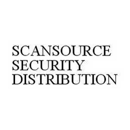 SCANSOURCE SECURITY DISTRIBUTION