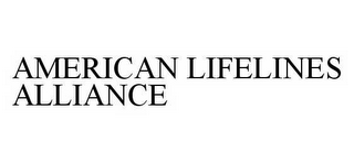 AMERICAN LIFELINES ALLIANCE