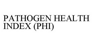 PATHOGEN HEALTH INDEX (PHI)