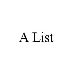 A LIST