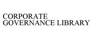 CORPORATE GOVERNANCE LIBRARY