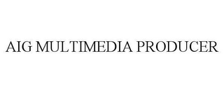 AIG MULTIMEDIA PRODUCER