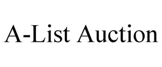 A-LIST AUCTION