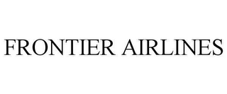 FRONTIER AIRLINES