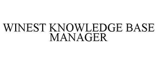 WINEST KNOWLEDGE BASE MANAGER