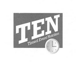 TEN TIMED EVENT NUTRITION