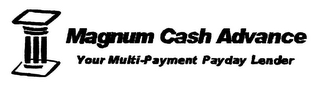 MAGNUM CASH ADVANCE YOUR MULTI-PAYMENT PAYDAY LENDER