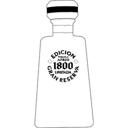 1800 GRAN RESERVA EDICION TEQUILA AÑEJOLIMITADA