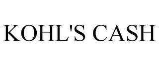 KOHL'S CASH