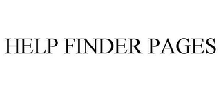 HELP FINDER PAGES