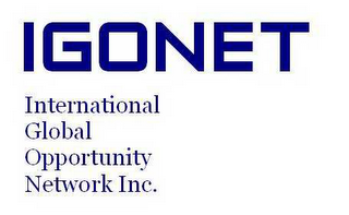 IGONET INTERNATIONAL GLOBAL OPPORTUNITY NETWORK INC.