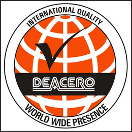 DEACERO WORLD WIDE PRESENCE INTERNATIONAL QUALITY