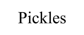 PICKLES