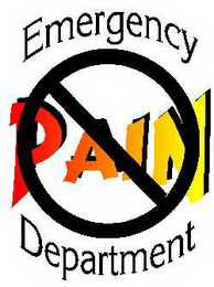 PAIN EMERGENCY DEPARTMENT