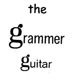 THE GRAMMER GUITAR