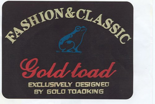 FASHION & CLASSIC GOLD TOAD EXCLUSIVELY DESIGNED BY GOLD TOADKING