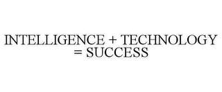 INTELLIGENCE + TECHNOLOGY = SUCCESS