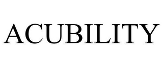 ACUBILITY