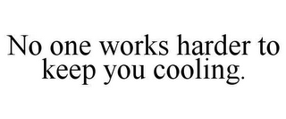 NO ONE WORKS HARDER TO KEEP YOU COOLING.