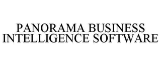 PANORAMA BUSINESS INTELLIGENCE SOFTWARE