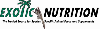 EXOTIC NUTRITION THE TRUSTED SOURCE FOR SPECIES SPECIFIC ANIMAL FEEDS AND SUPPLEMENTS