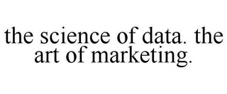 THE SCIENCE OF DATA. THE ART OF MARKETING.