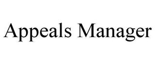 APPEALS MANAGER