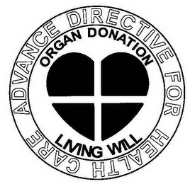 ADVANCE DIRECTIVE FOR HEALTH CARE ORGAN DONATION LIVING WILL