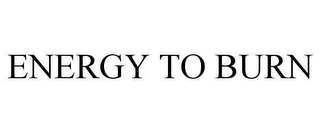 ENERGY TO BURN