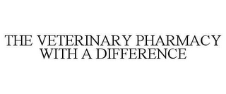 THE VETERINARY PHARMACY WITH A DIFFERENCE