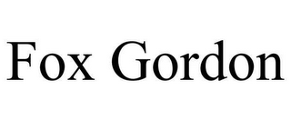 FOX GORDON