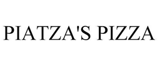 PIATZA'S PIZZA