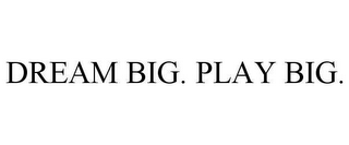 DREAM BIG. PLAY BIG.