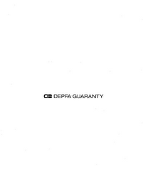 DD DEPFA GUARANTY