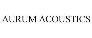 AURUM ACOUSTICS