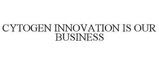 CYTOGEN INNOVATION IS OUR BUSINESS