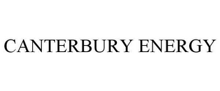 CANTERBURY ENERGY