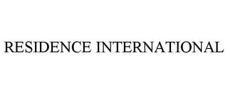 RESIDENCE INTERNATIONAL