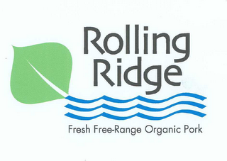 ROLLING RIDGE FRESH FREE-RANGE ORGANIC PORK