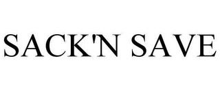 SACK'N SAVE