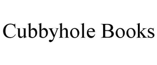 CUBBYHOLE BOOKS