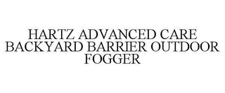 HARTZ ADVANCED CARE BACKYARD BARRIER OUTDOOR FOGGER