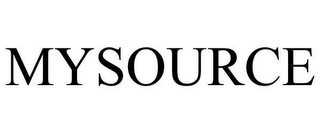 MYSOURCE