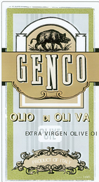 GENCO OLIO DI OLI VA EXTRA VIRGEN OLIVE OI PRODUCT OF ITALY OLIVE OIL 16ML