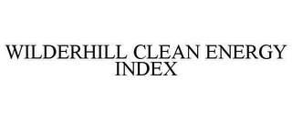 WILDERHILL CLEAN ENERGY INDEX