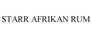 STARR AFRIKAN RUM