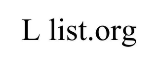 L LIST.ORG